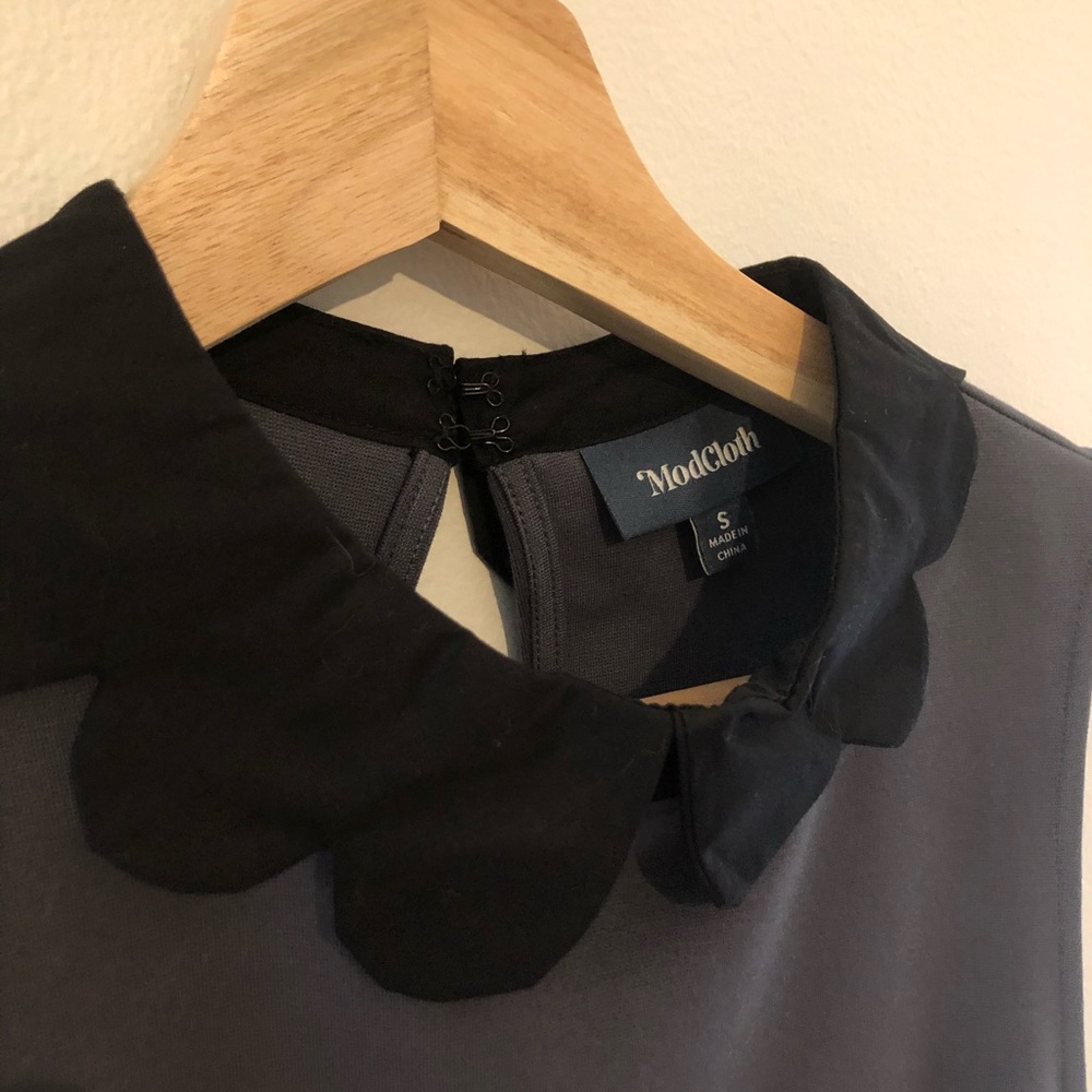 ModCloth scalloped Peter Pan collar dress